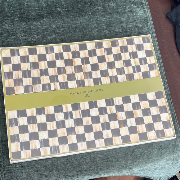 MacKenzie-Childs Other - MacKenzie-Childs Courtly , set of four placements